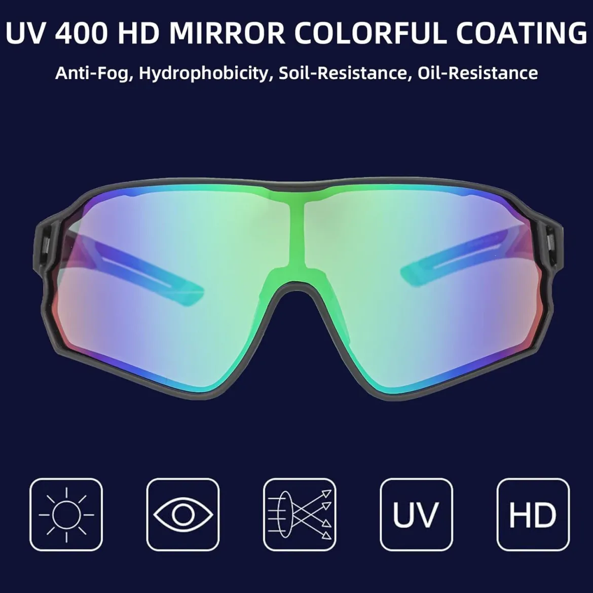 UV400 Polarized Sunglasses for Cycling