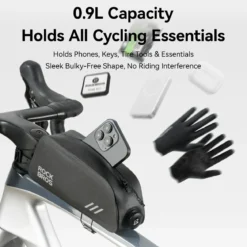 100% Waterproof Bike Frame Bag 0.9L