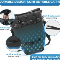 Waterproof Bike Pannier Bag 20L AS-166
