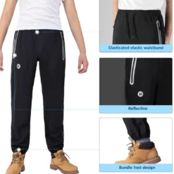Waterproof Raincoat & Overtrousers for Men Women with Reflective