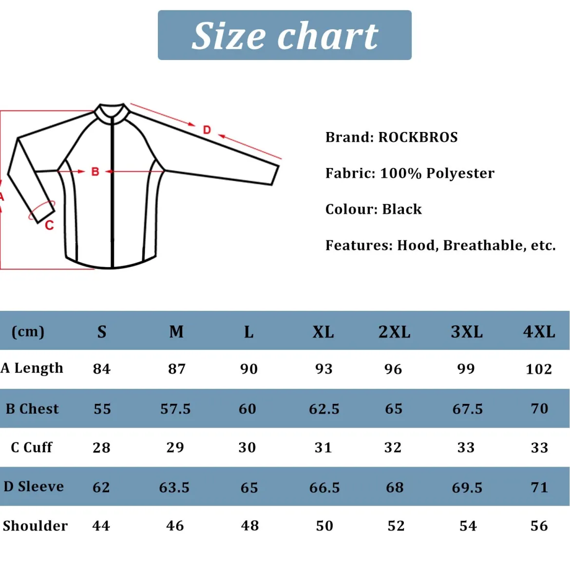 Waterproof Raincoat & Overtrousers for Men Women with Reflective