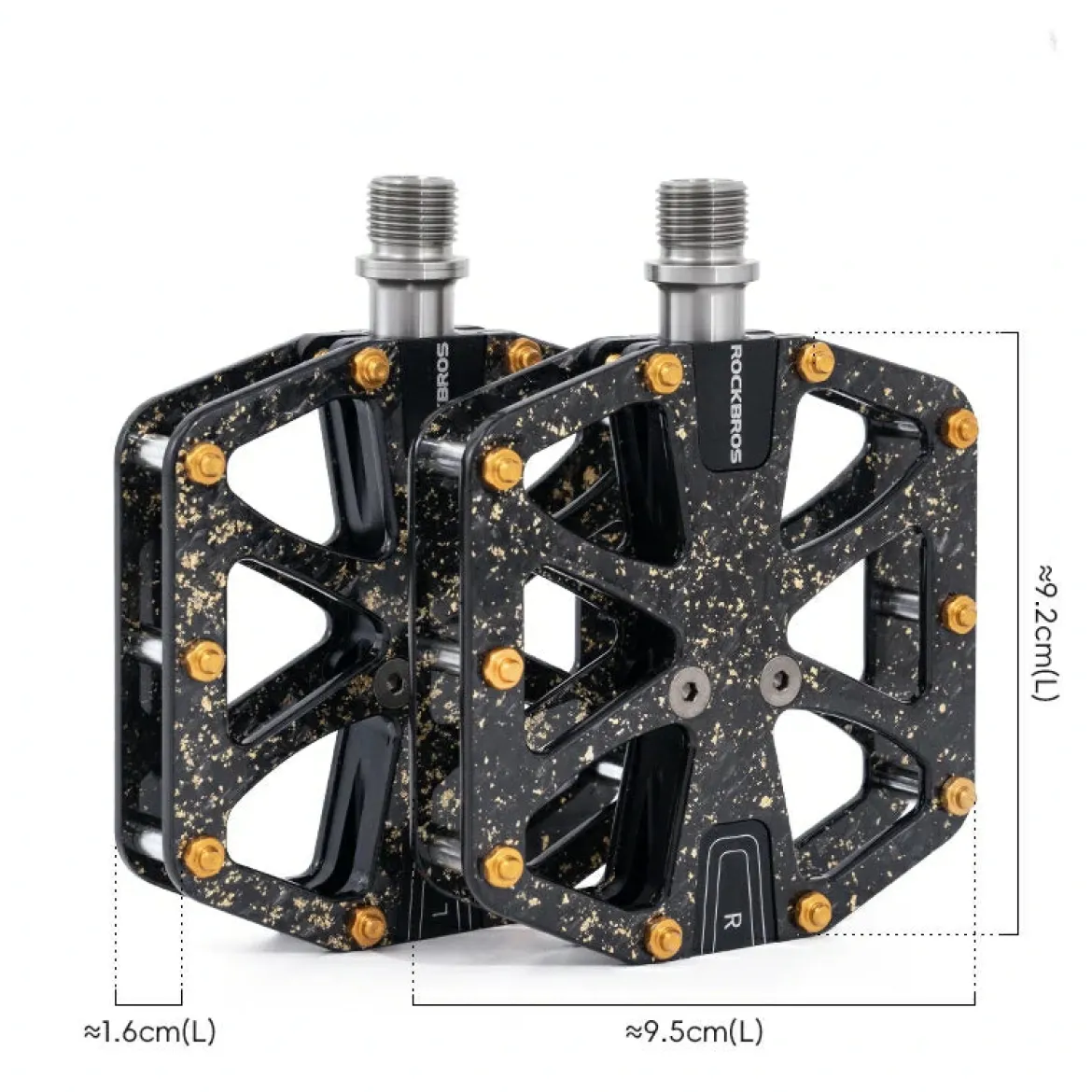 Wide Flat Pedals