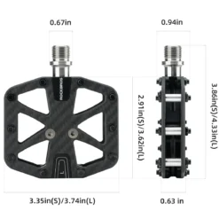 Wide Flat Pedals