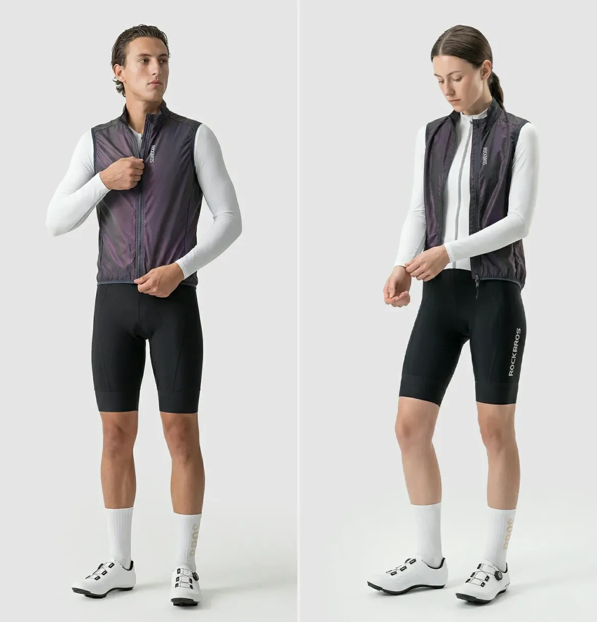 Windproof Cycling Jacket Vest Breathable Unisex