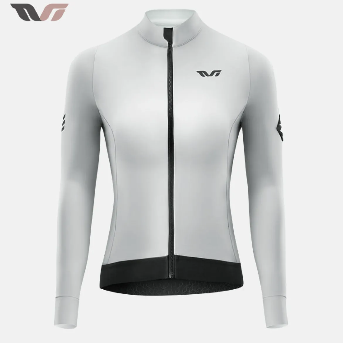 Women's Fleece Cycling Jersey Lightweight for 41–68 °F
