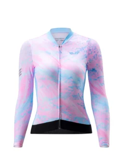 Women's TVI Long-Sleeve Cycling Jersey Sakura Mirage