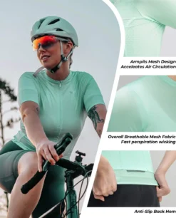 Women's TVI Solid Color Short-Sleeve Cycling Jersey